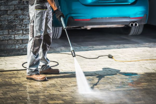 Driveway Pressure Washing in Keller