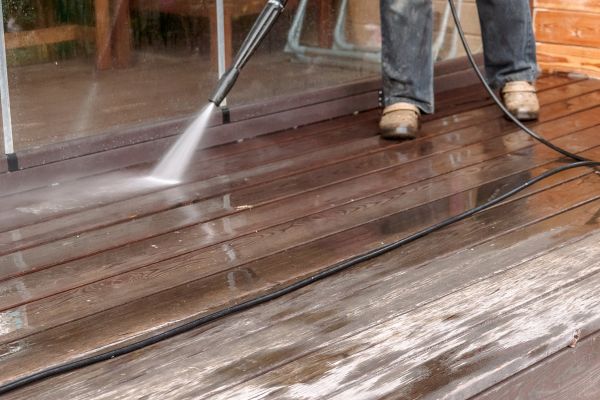 Pool Deck Power Washing in Keller