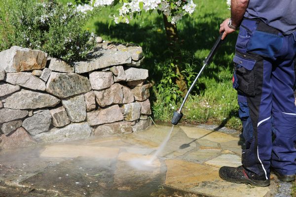 Stone Pressure Washing in Keller