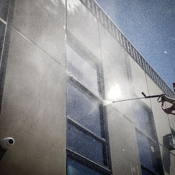 Exterior Building Washing in Keller