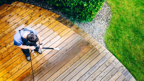 Deck Pressure Cleaning in Keller