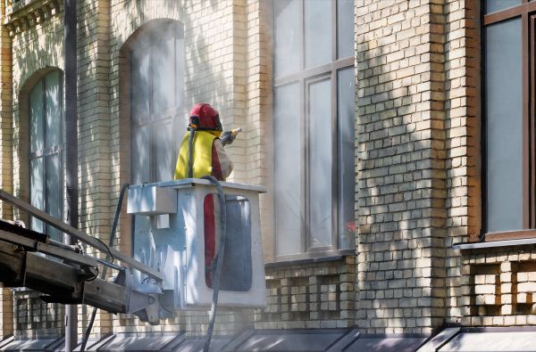 Brick Facade Cleaning in Keller