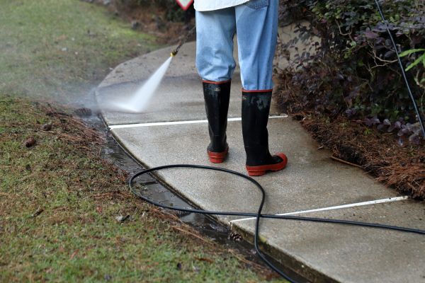 Sidewalk Pressure Cleaning in Keller