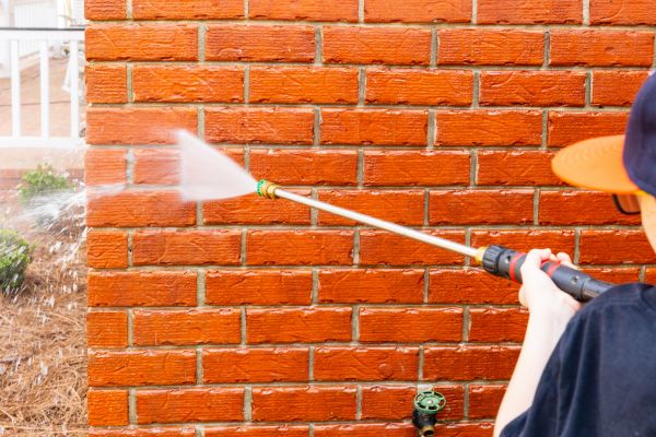 Wall Pressure Washing in Keller