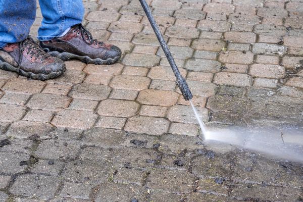 Stone Patio Cleaning in Keller
